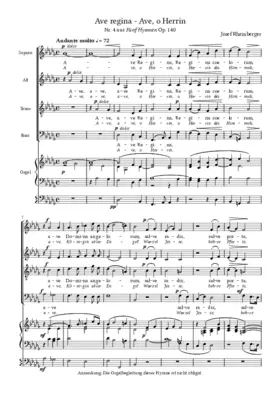 Ave Regina, op. 140 Nr. 4