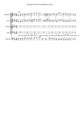 Upward I lift mine eyes