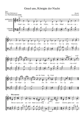 Gnad uns, Königin der Nacht