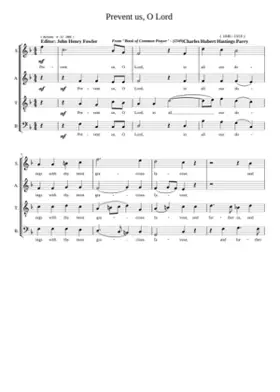 Prevent us O Lord