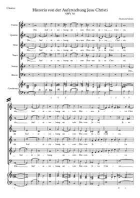 Historia von der Auferstehung, SWV 50