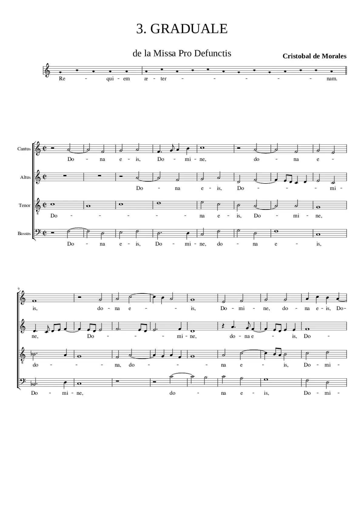 Missa pro Defunctis - Page 1