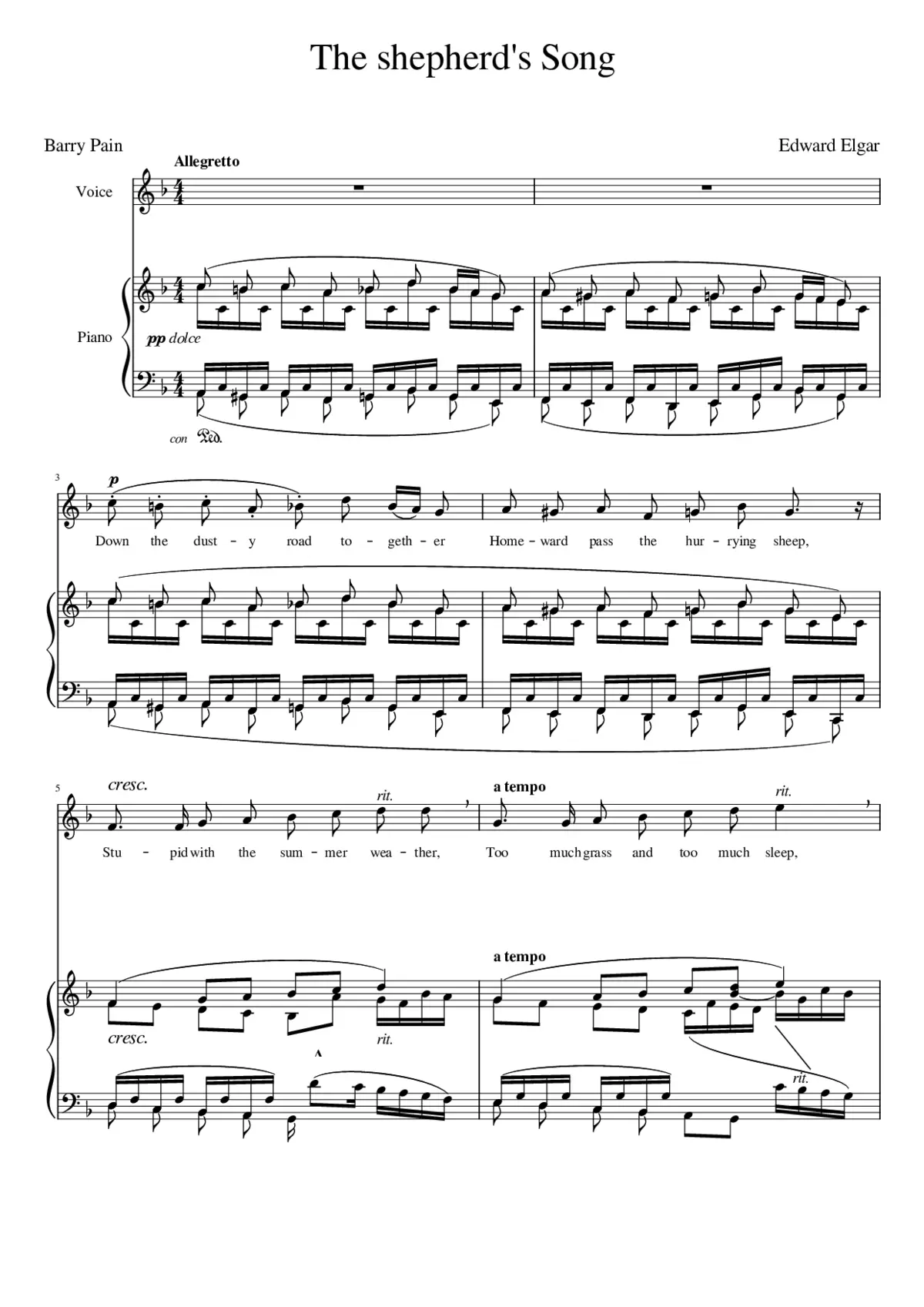 7 Lieder - Page 1
