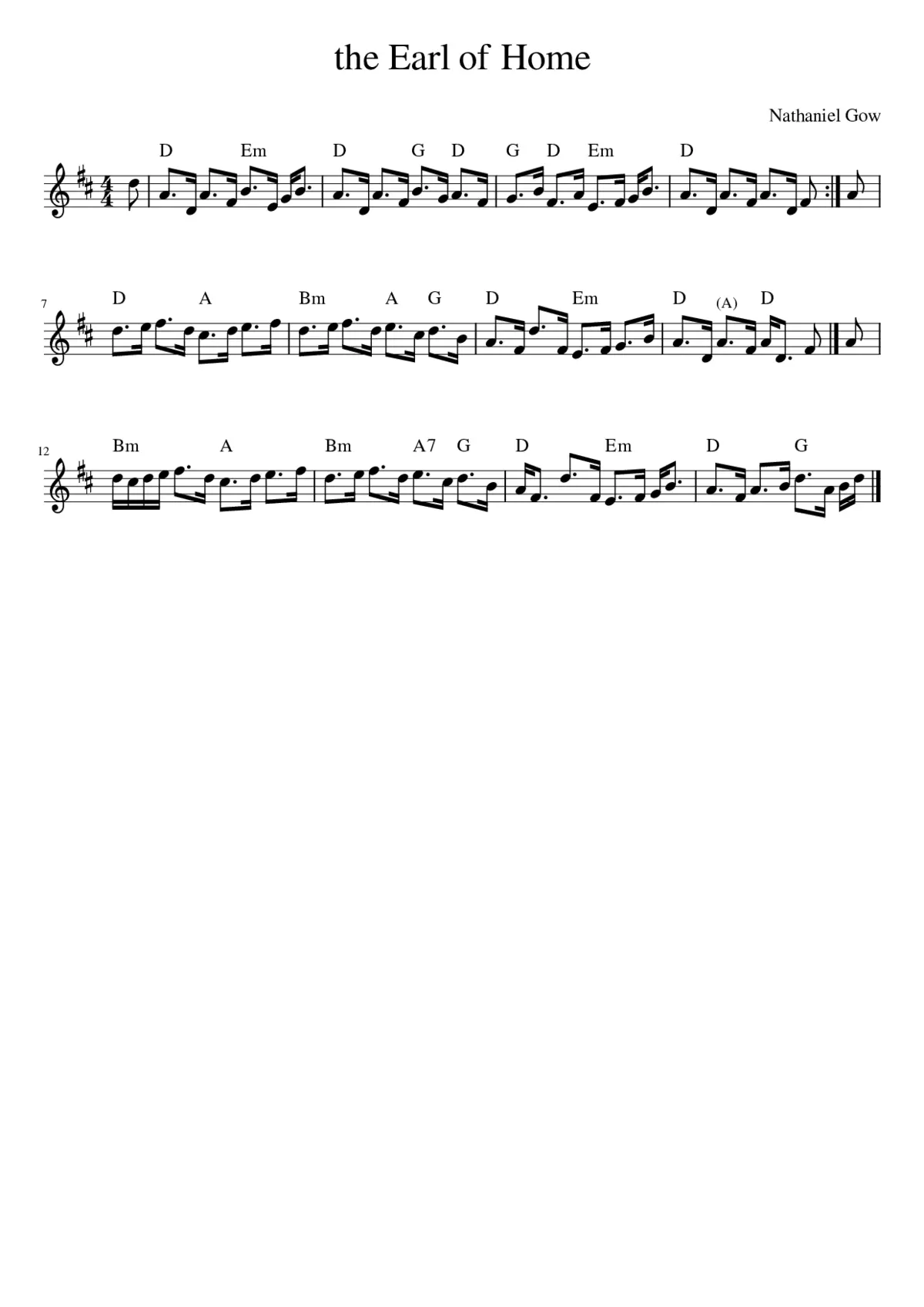 The Earl of Home - Page 1