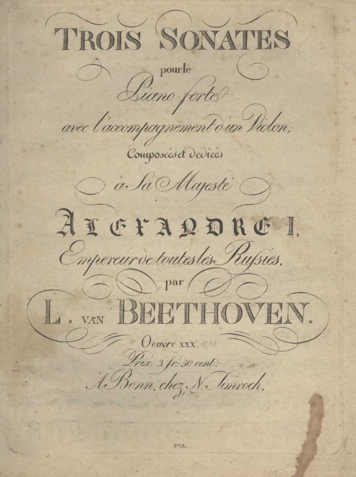 Violin Sonata No.6 in A major - Page 1