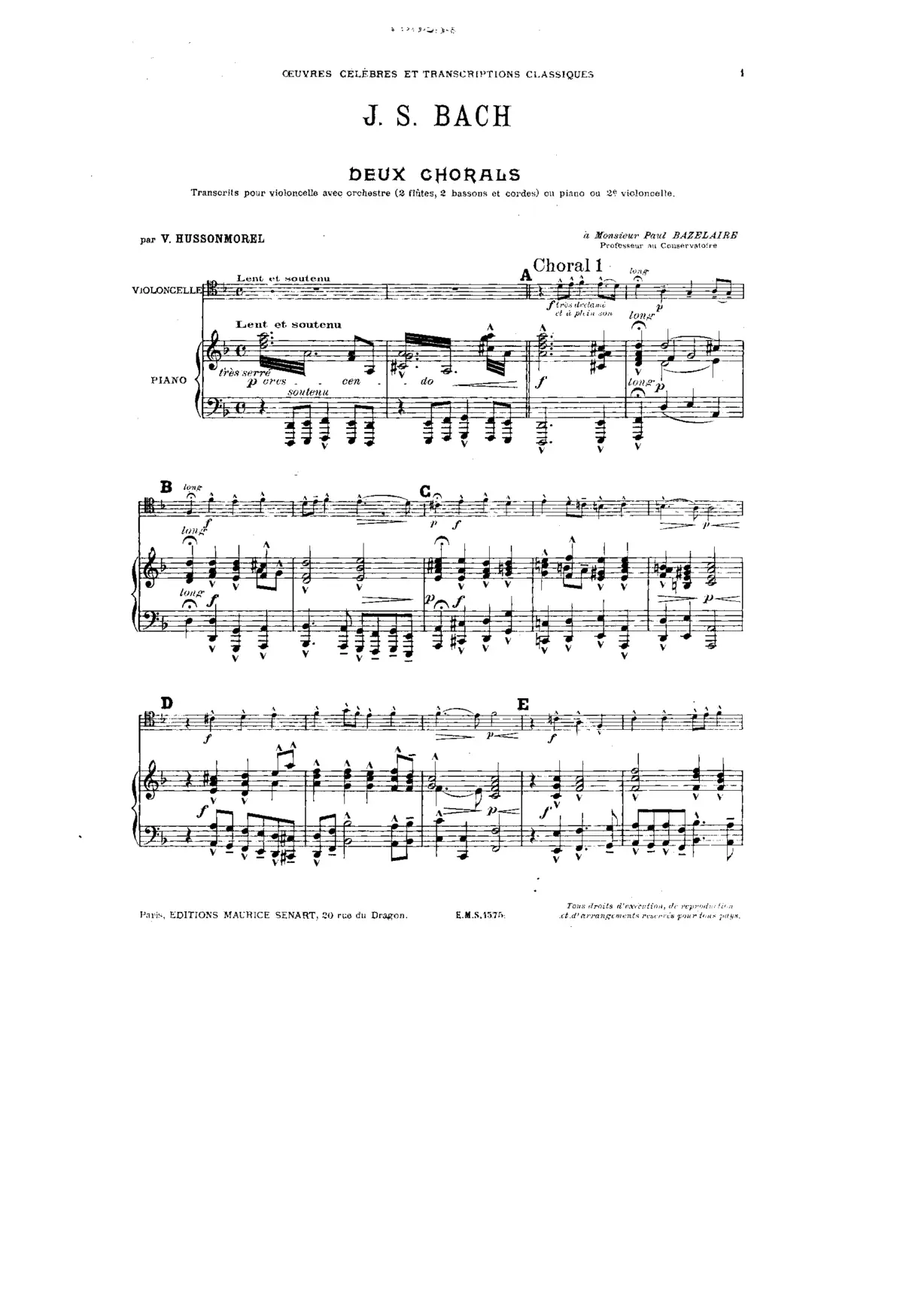 2 Chorals - Page 1