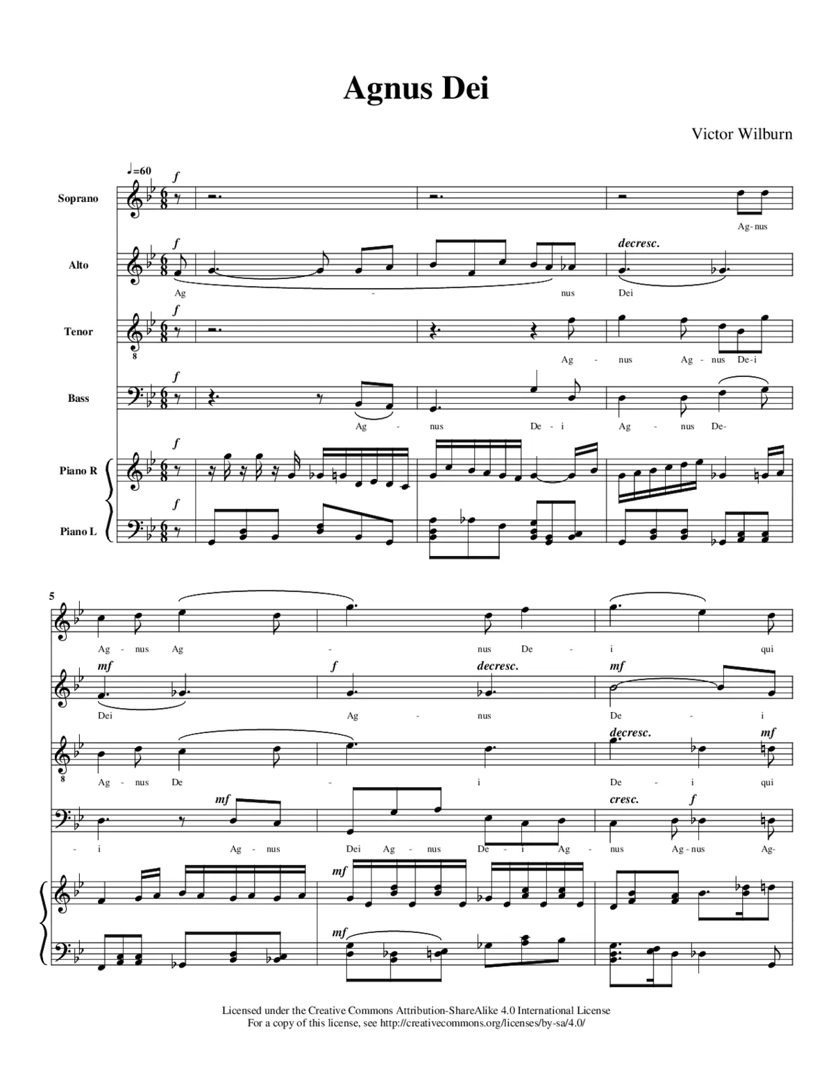 Agnus Dei - Page 1