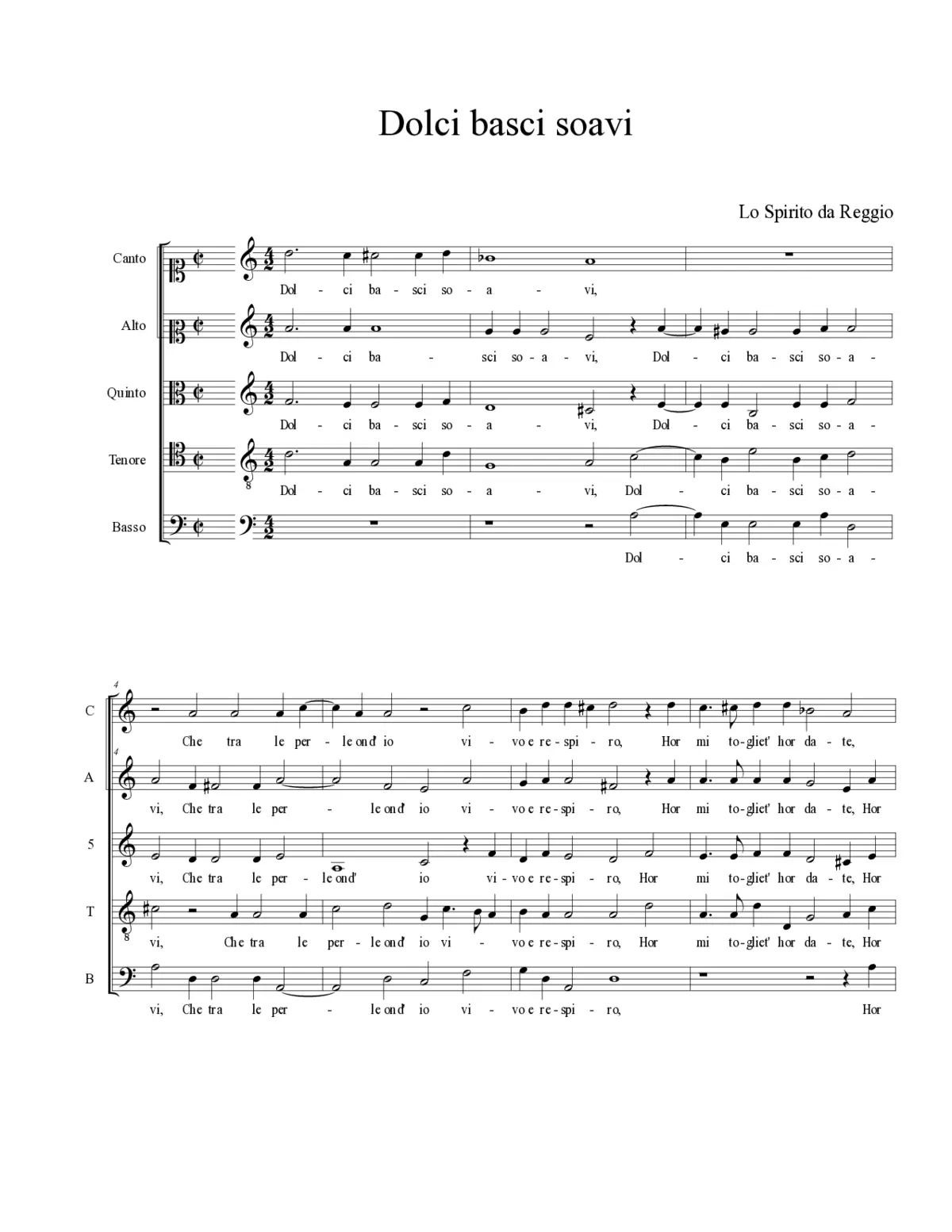 Dolci basci soavi - Page 1