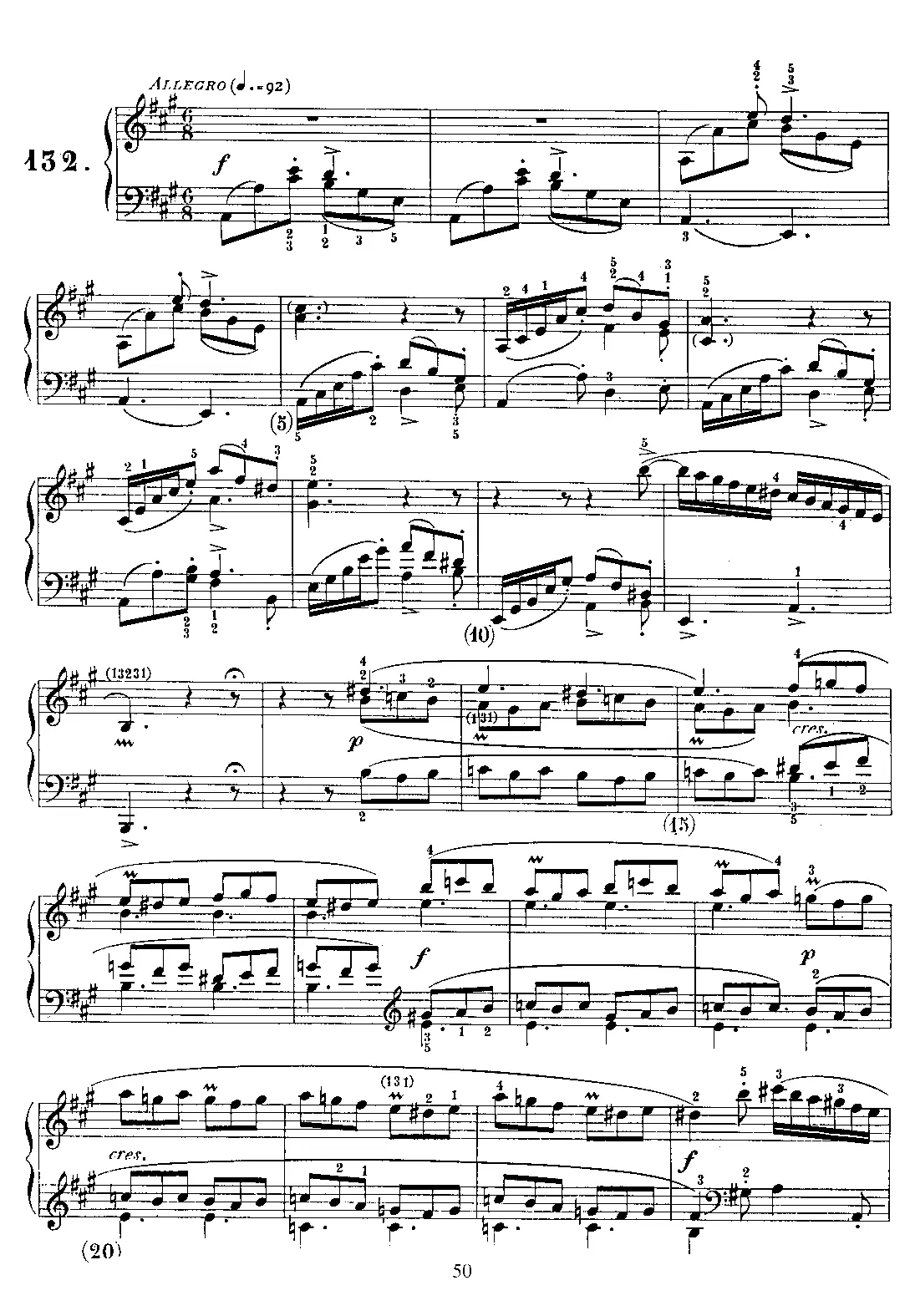 Keyboard Sonata in A major - Page 1