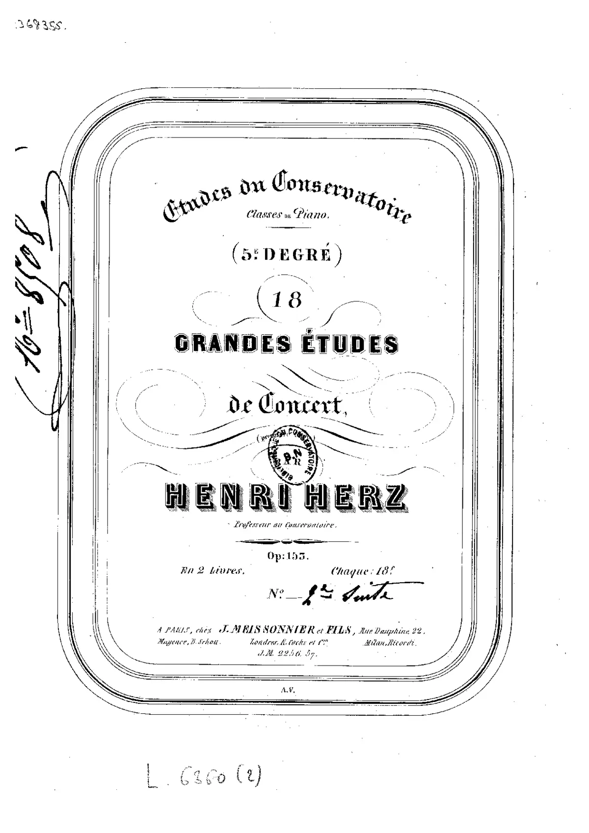 18 Grandes études de concert - Page 1