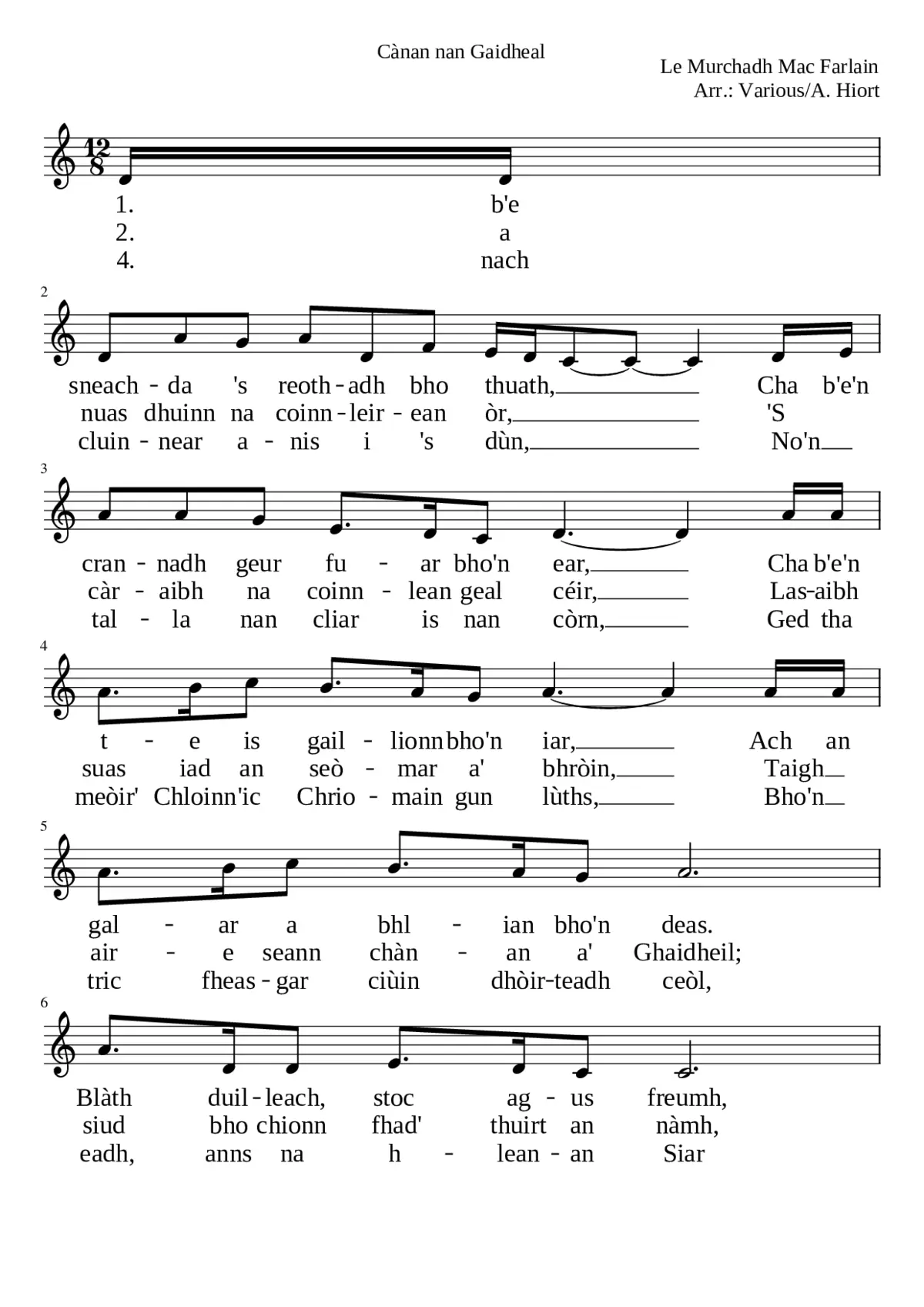 Cànan nan Gàidheal - Page 1