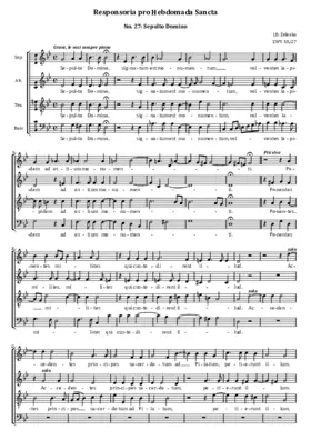 Sepulto Domino, ZWV 55:27
