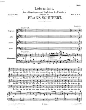 Die Geselligkeit, D.609