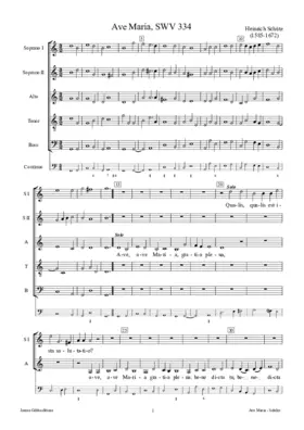 Ave Maria, qualis est, SWV 334