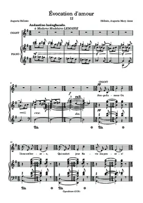 Évocation d’amour