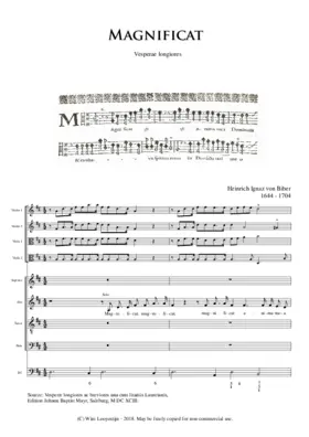 Magnificat in D, C 18