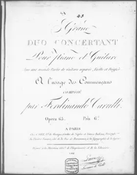 Grand Duo Concertant