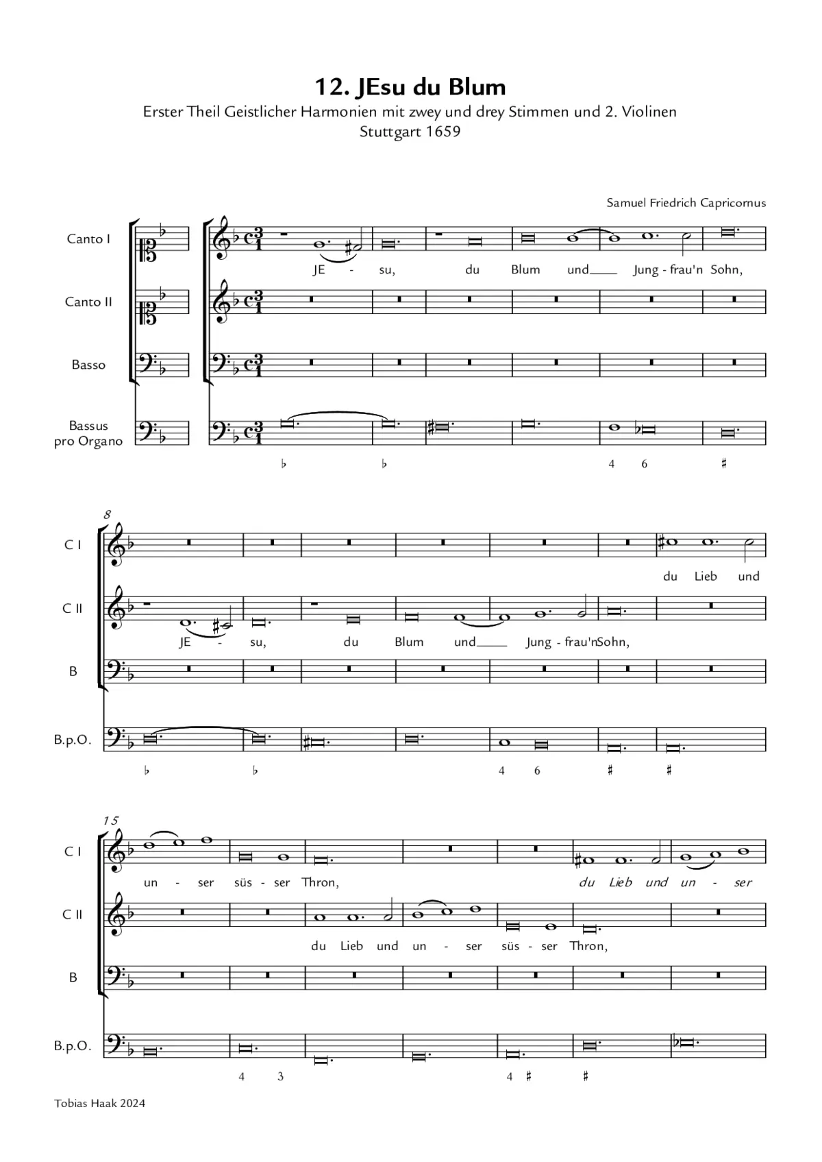 Jesu du Blum - Page 1