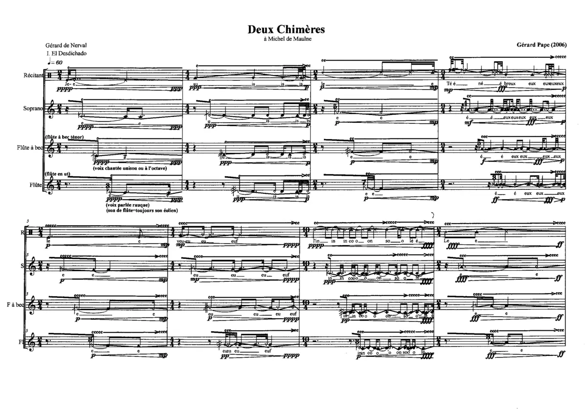 Deux Chimères - Page 1