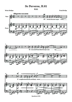 So Perverse, H.61