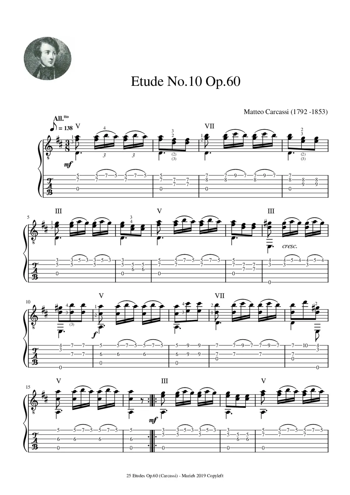 Etudes Op.60 - Page 1
