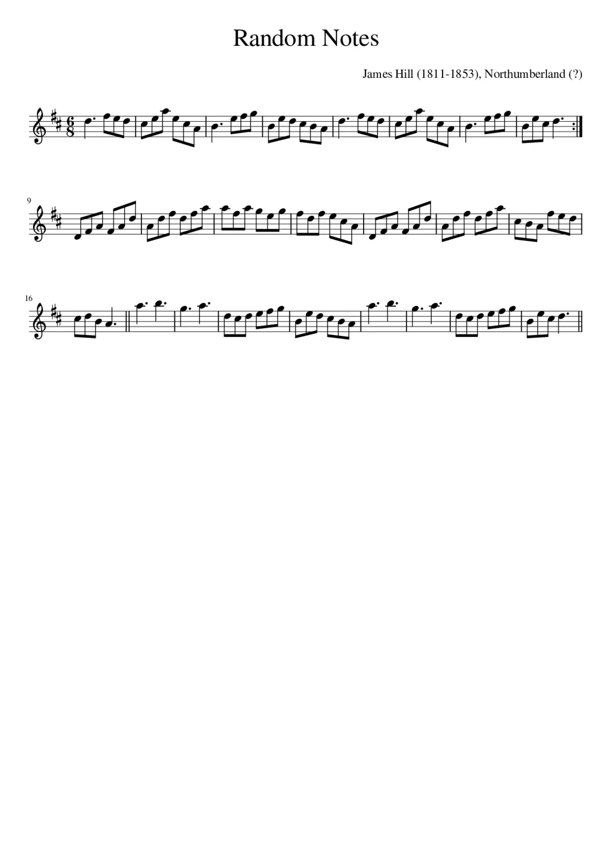 Random Notes - Page 1