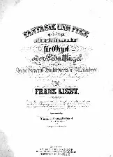 Fantasie und Fuge über den choral ''Ad nos, ad salutarem undam'' für Orgel oder Pedalflügel - Page 1