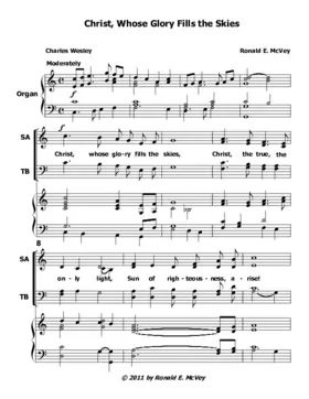 Christ, whose glory fills the skies