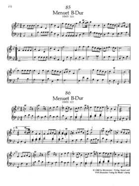 Minuet in B-flat major, HWV 553