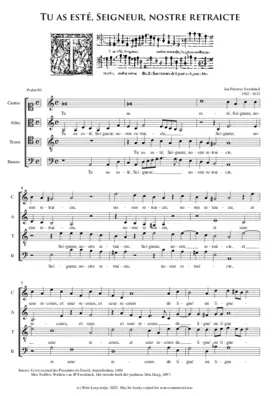 Pseaume 90 - Tu as esté, Seigneur, nostre retraicte