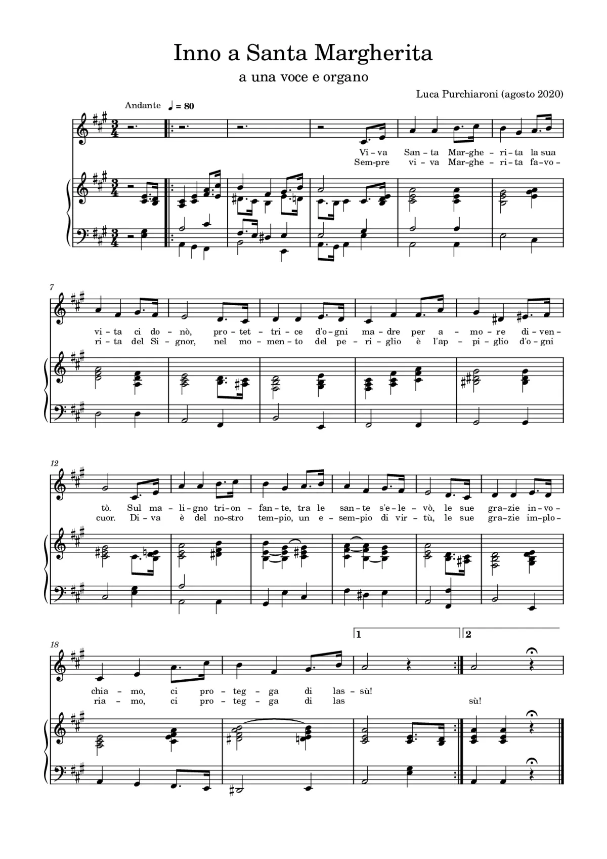 Inno a Santa Margherita - Page 1