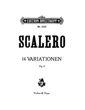 14 Variationen über ein Thema von W.A. Mozart für Violine und Pianoforte
