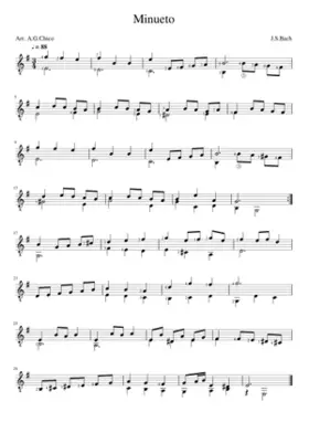 Minueto en Mim