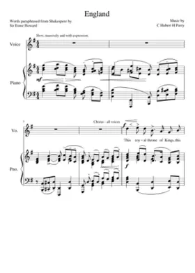 England - Charles Hubert Hastings Parry