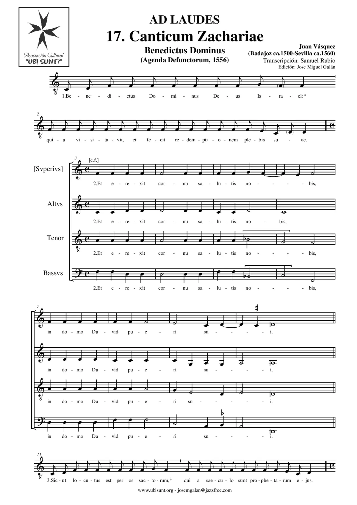 Agenda Defunctorum - Ad Laudes - Page 1