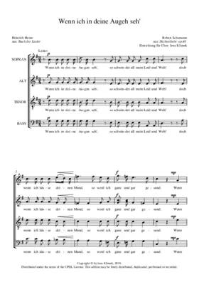 Wenn ich in deine Augen seh'