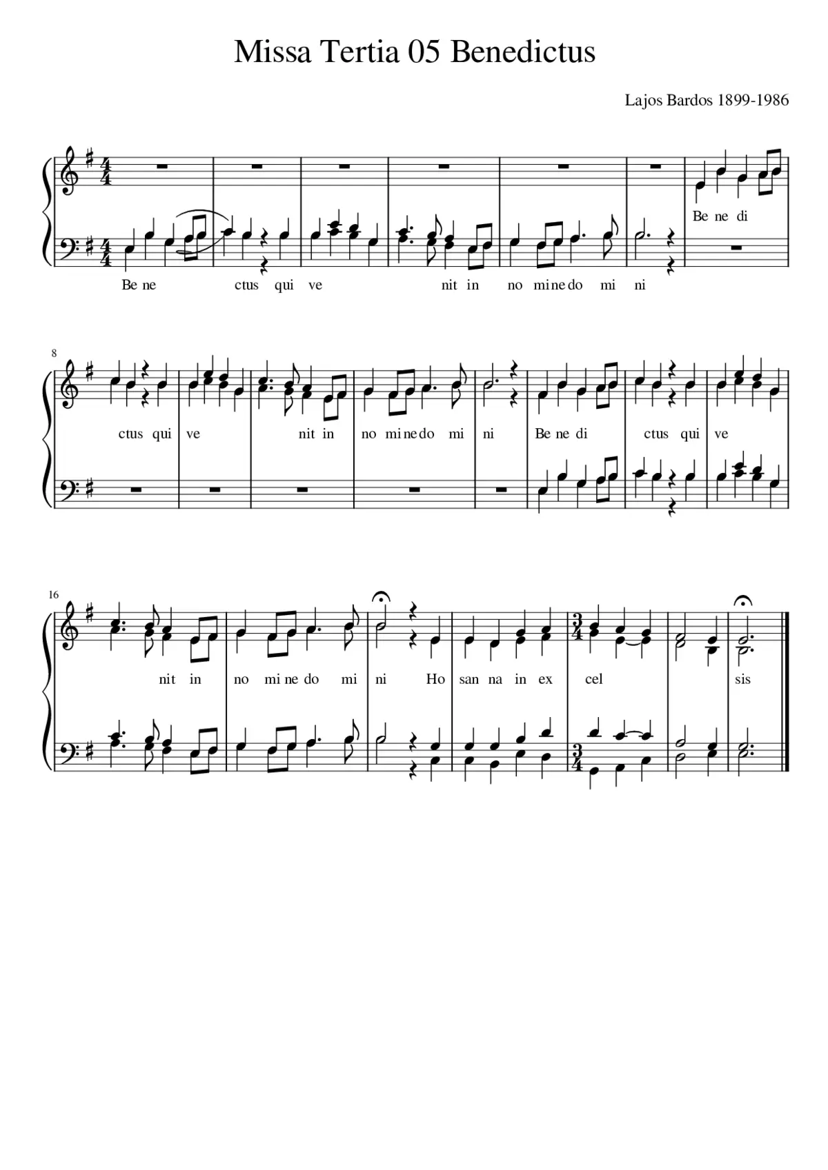 Missa Tertia - Page 1