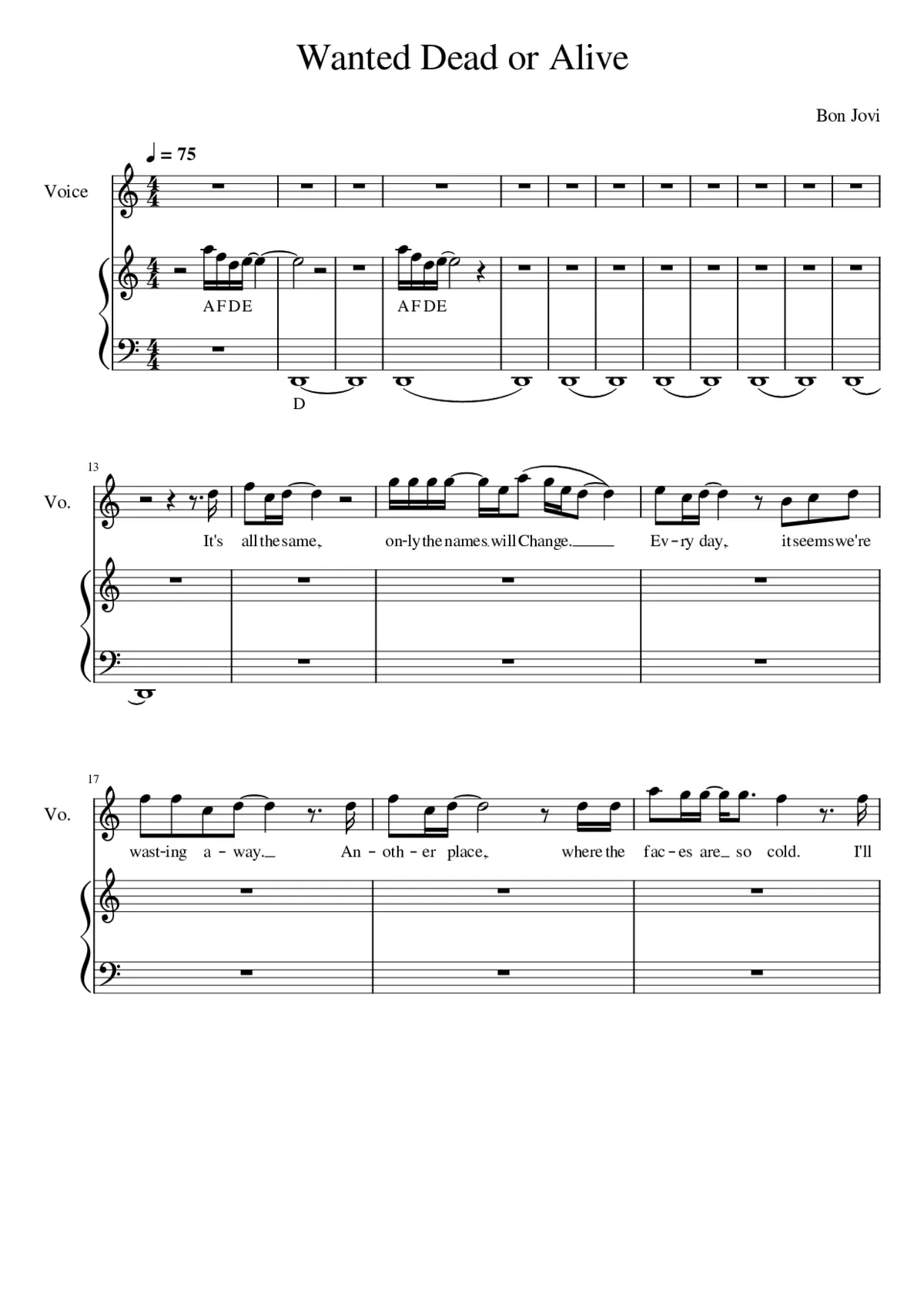 wanted dead or alive - Page 1