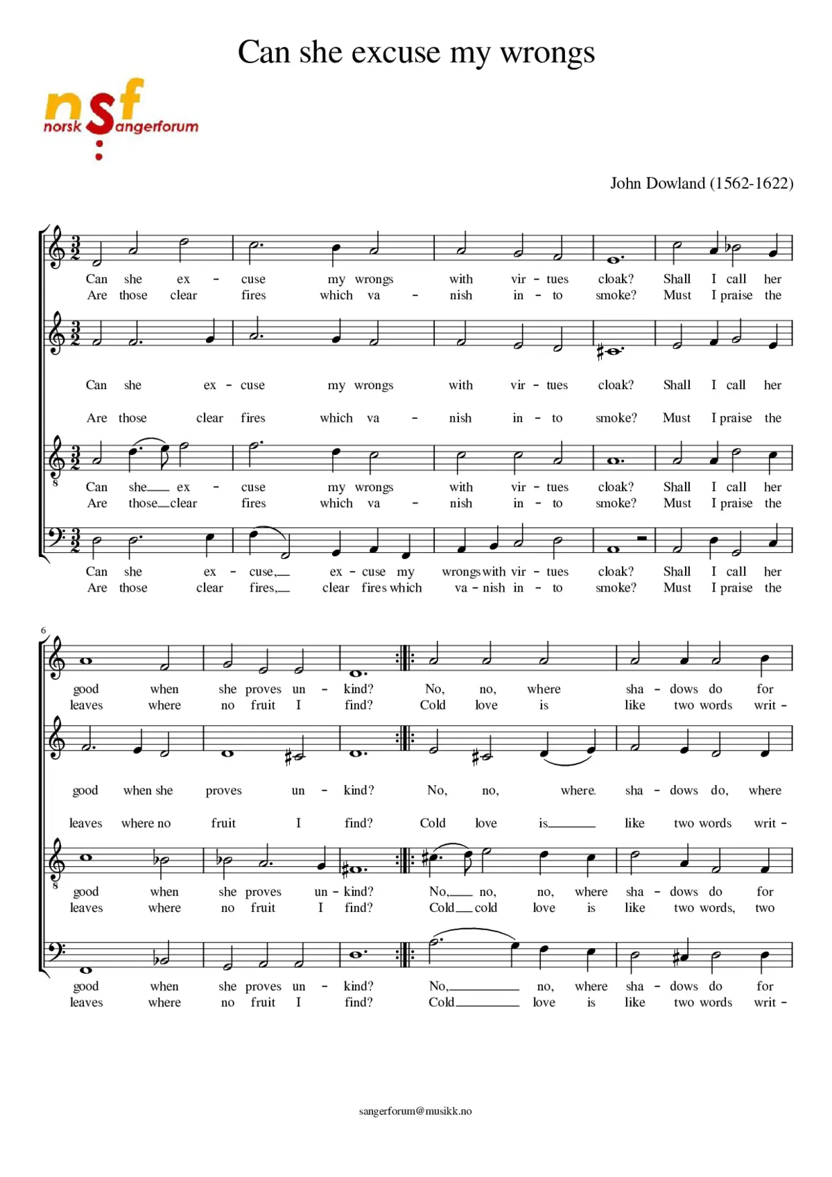 Can she excuse my wrongs - Page 1