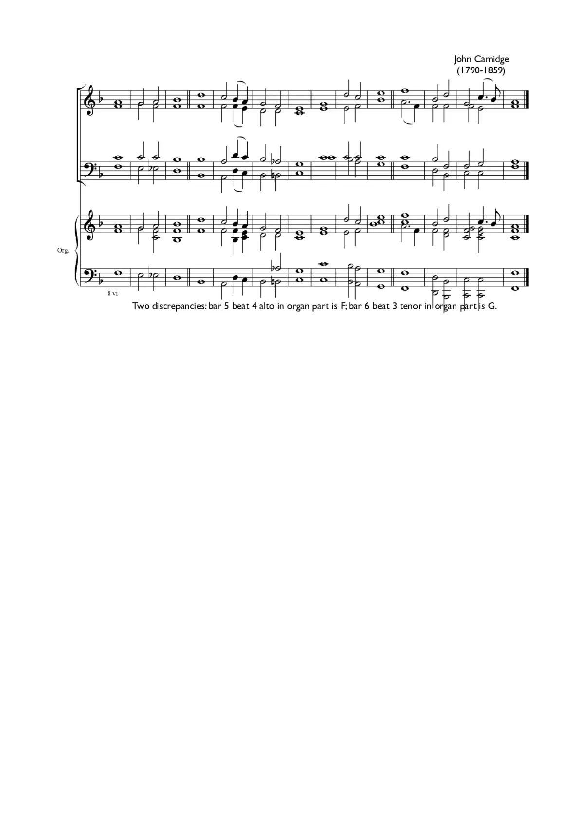 Double chant in F major II - Page 1