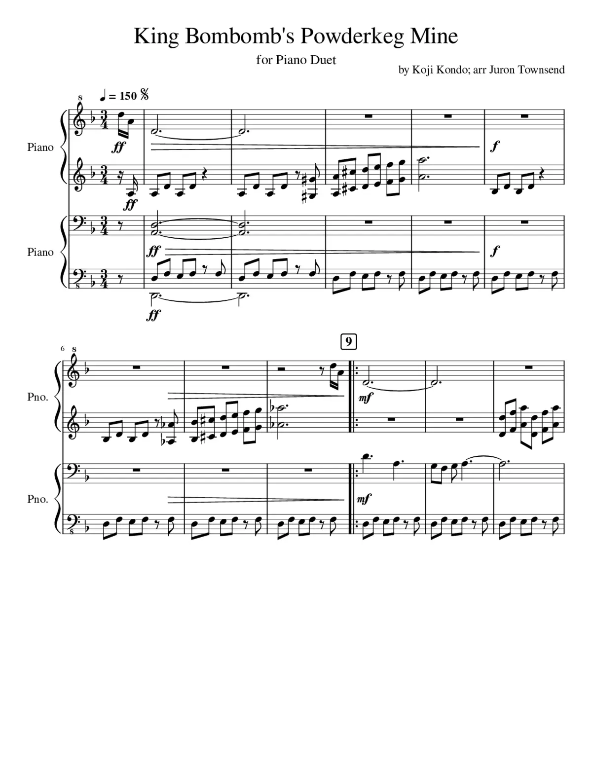 King Bombomb's Powderkeg Mine - Page 1