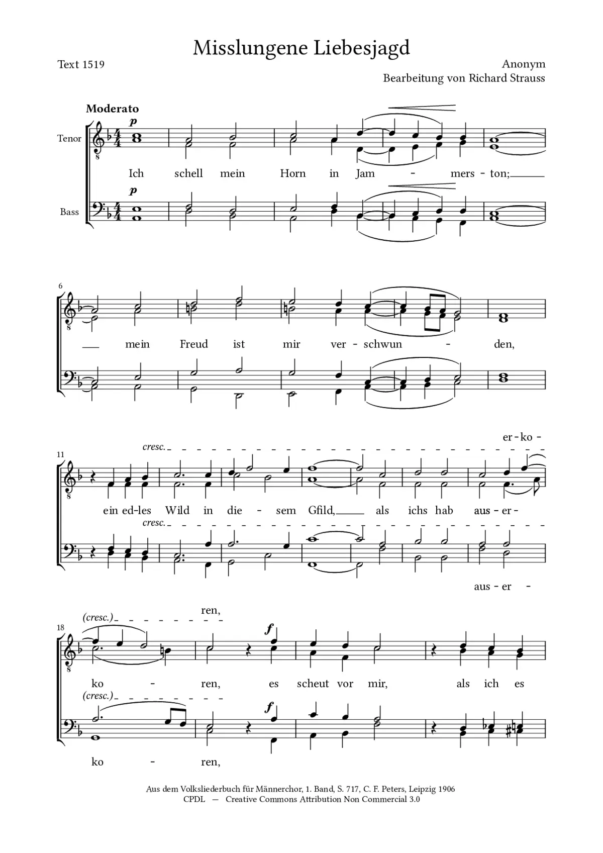 Misslungene Liebesjagd - Page 1