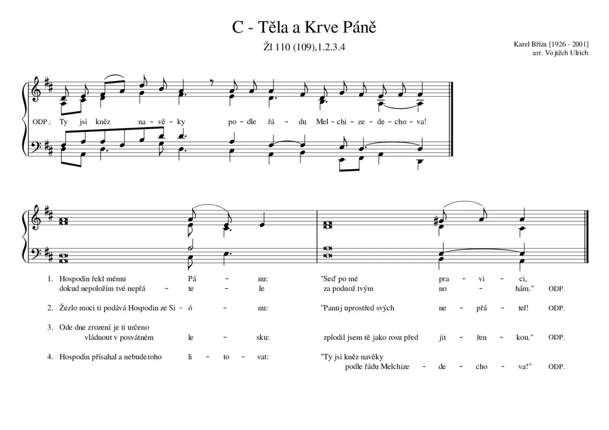 C - Těla a Krve Páně - Page 1