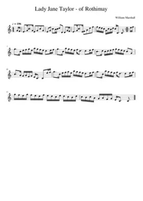 Lady Jane Taylor - of Rothimay