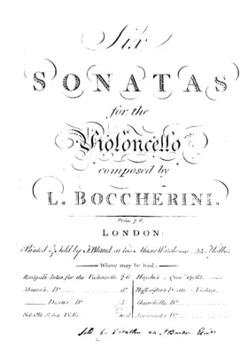 Cello Sonata in A major