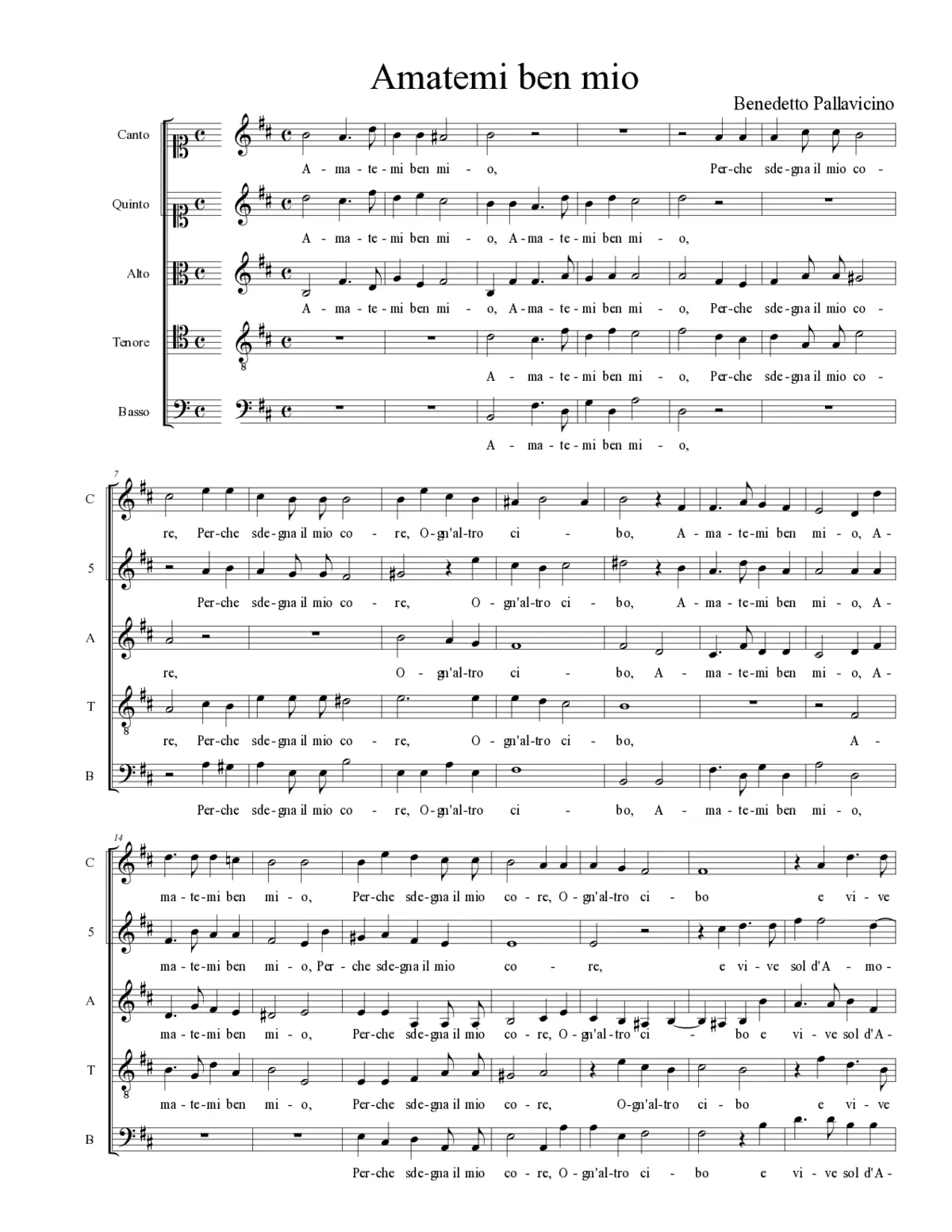 Amatemi ben mio - Page 1