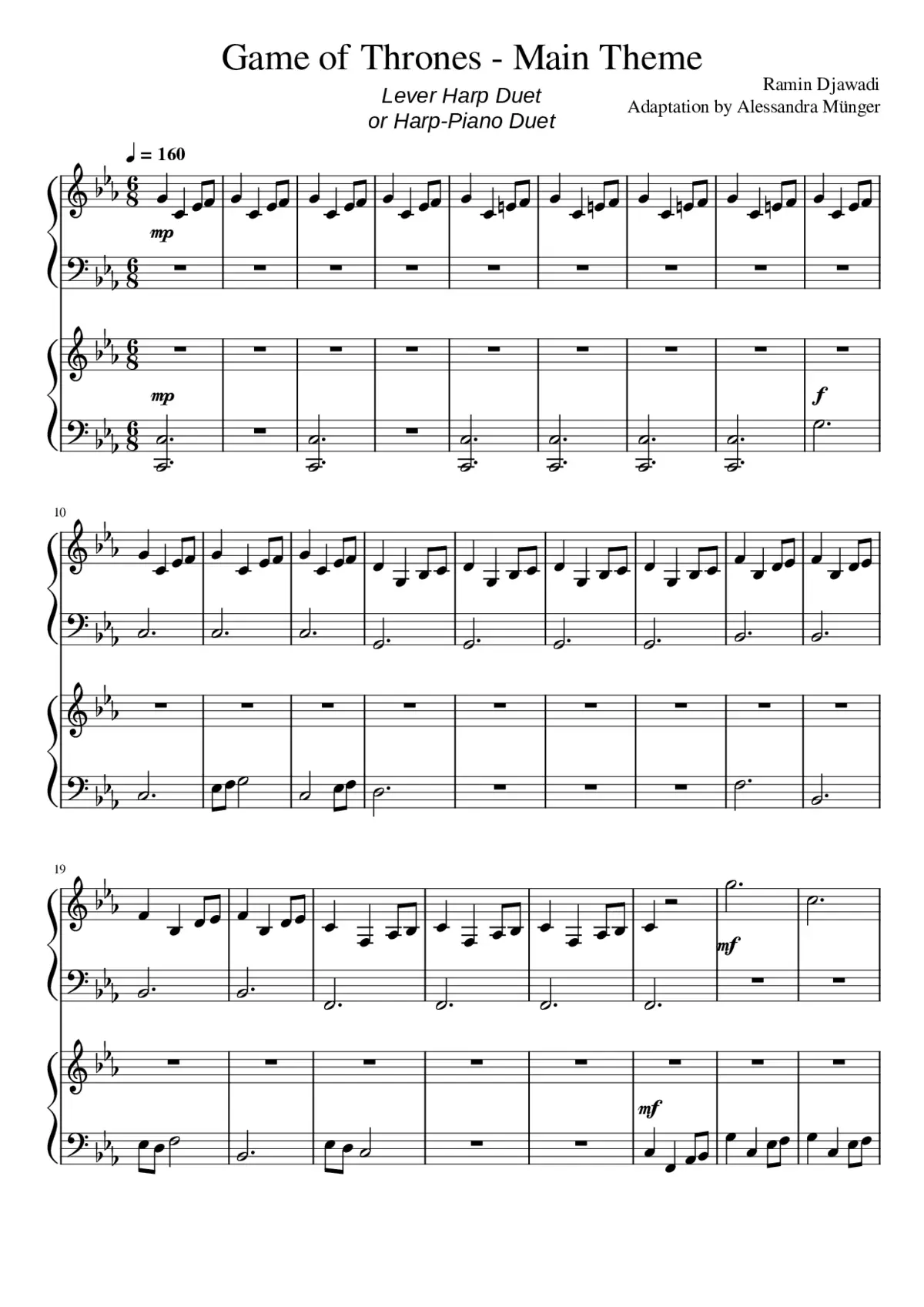 game of thrones main theme - Page 1