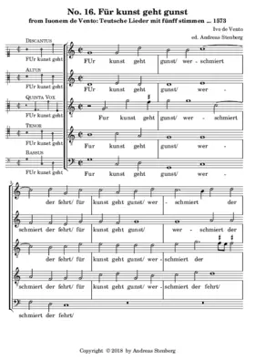 Für kunst geht gunst