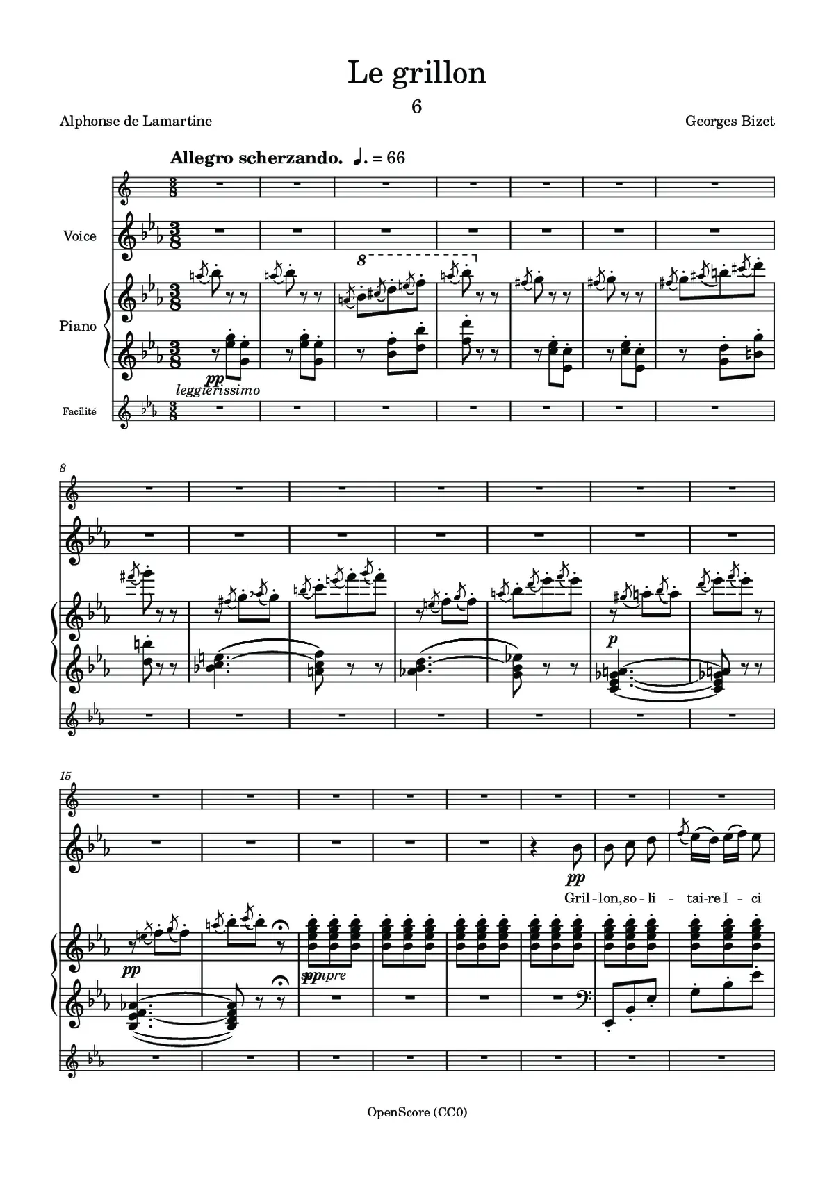 Le grillon - Page 1