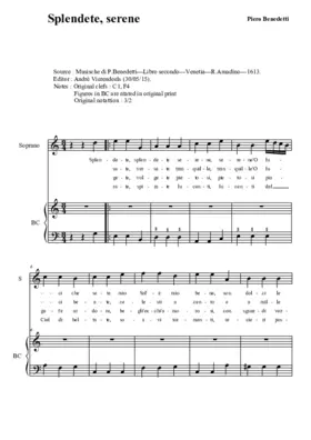 Splendete, serene o luci